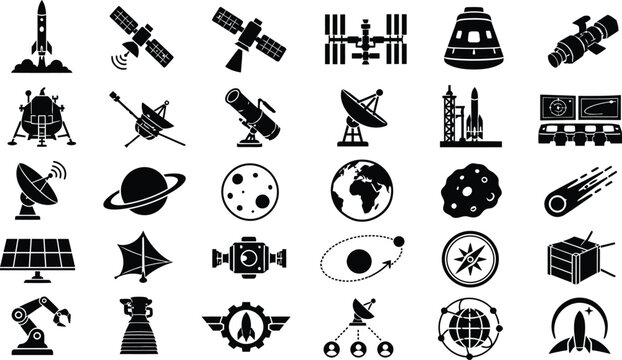  satellite communication, Earth observation, CubeSat, space station, lun