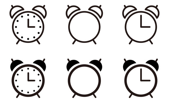 目覚まし時計のアイコン