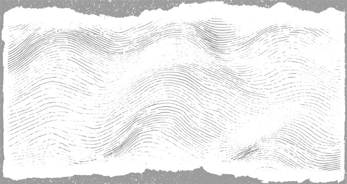 Grunge Frame with Wavy Line Texture Resembling Natural Wood Grain and Flowing Water Ripple Patterns.