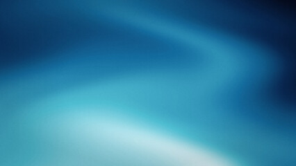 Fototapeta premium Blue gradient abstract background with soft light and dark areas creating a smooth, flowing texture