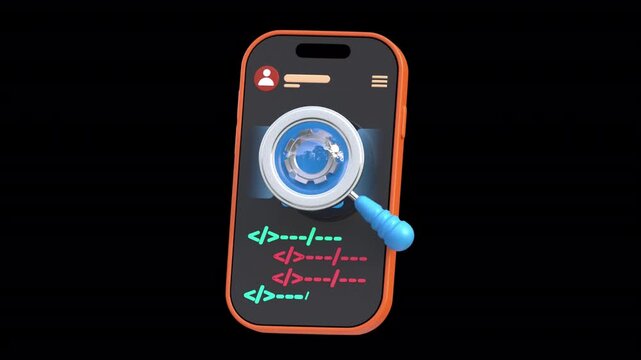 Mobile App Testing Animation