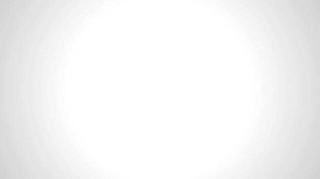 A clean, satisfying 3D motion graphics animation on a seamless white background featuring a colorful sewing button.