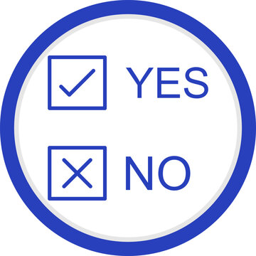 Yes No Option Icon