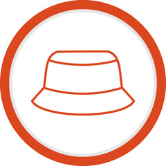 Fototapeta premium Men's Hat Icon