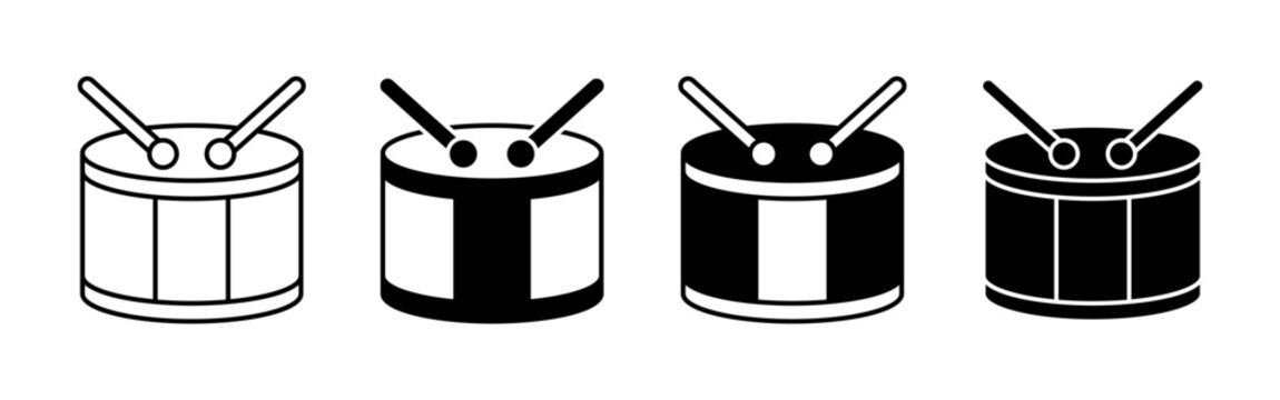 Colorful Drums Representing Bastille Day Celebrations.