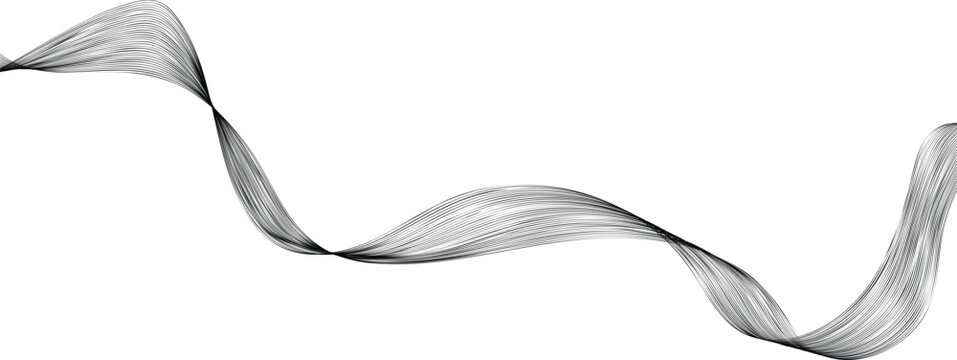 Modern abstract white wave digital geometric Technology,