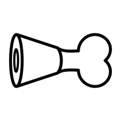 Mouthpiece trumpet horn musical instrument drawing © VectraForge