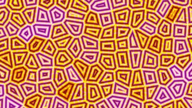 Dynamic Geometric Cell Grid Abstract Animation