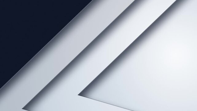 Abstract corporate background blue white geometric paper cut layers