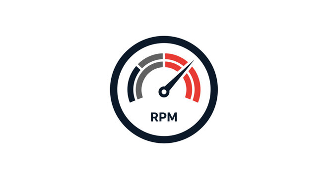 RPM gauge icon for engine speed.