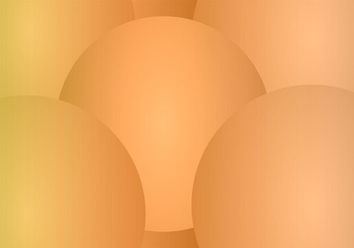 Fondo abstracto con esferas geom&eacute;tricas en tonos degradados naranjas