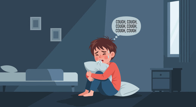 Sadness, Sickness And Worry: A Young Child Struggles With Nighttime Coughing