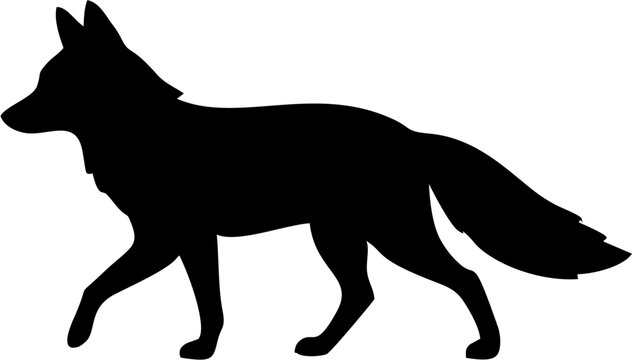 Walking Fox Silhouette.eps