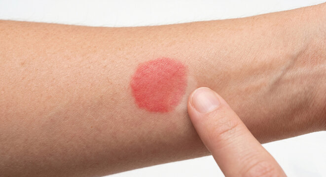 Drug Eruption Macule - Macule in Human Skin &mdash; Medical Dermatology Plate (15-100)