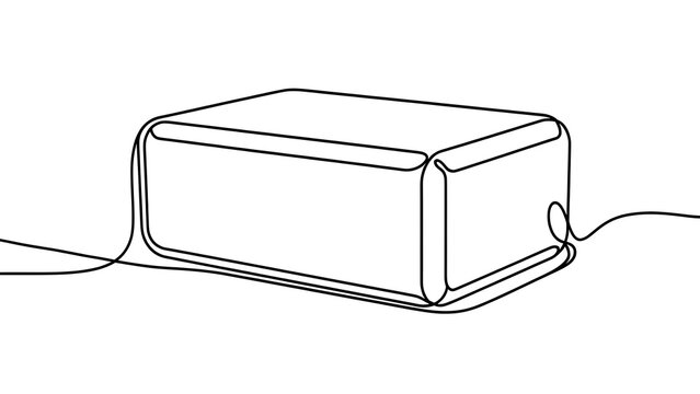 Simple box illustration on white background.