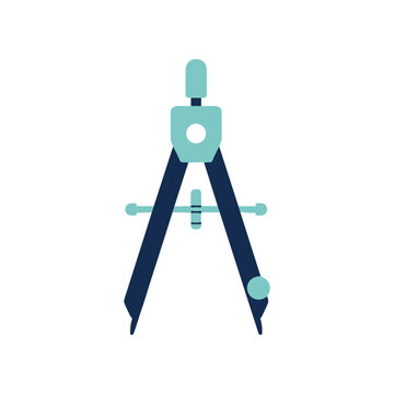 Drawing compass tool for geometry.