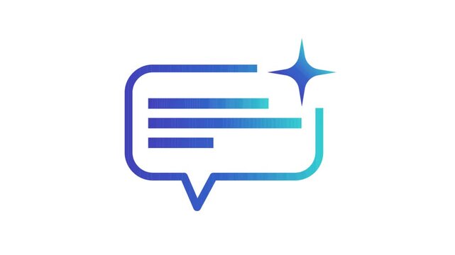 Ai generates icon artificial intelligence star logo
