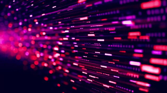 Abstract High-Speed Data Stream Motion Background