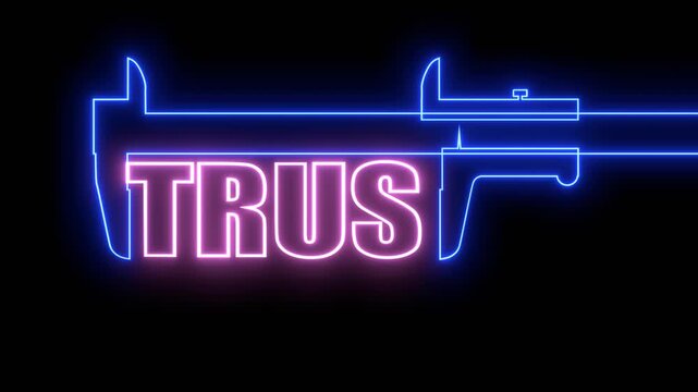 The concept of trust in his partner. Keyword trust and the caliper