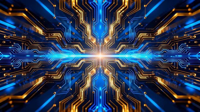 Abstract circuit board pattern