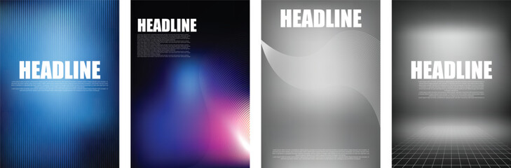 Fototapeta premium Abstract Gradient Background.