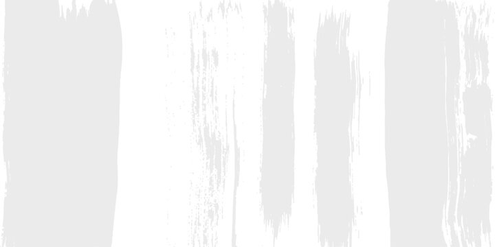 Light Gray Minimal Paint Stripe Texture. Soft vertical brush band pattern with delicate distressed transitions and subtle monochrome surface variation. Clean abstract grunge background for refined mod