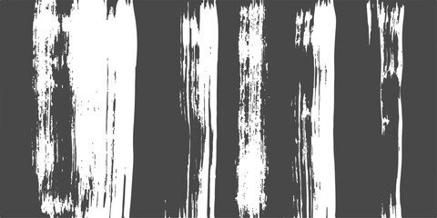 Black Weathered Brush Band Texture. Distressed vertical paint stripe arrangement with bold monochrome contrast and rugged artistic surface depth. Industrial grunge background for striking contemporary © MD