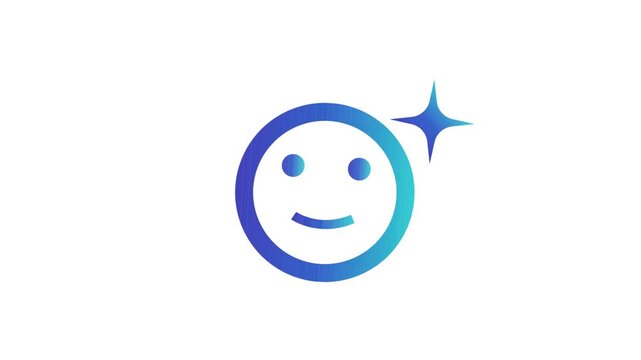 Ai generates icon artificial intelligence star logo