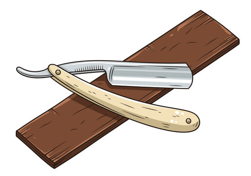 Vintage Straight Razor Sharpening Stone Tool.