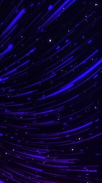 Abstract data streams moving through digital space