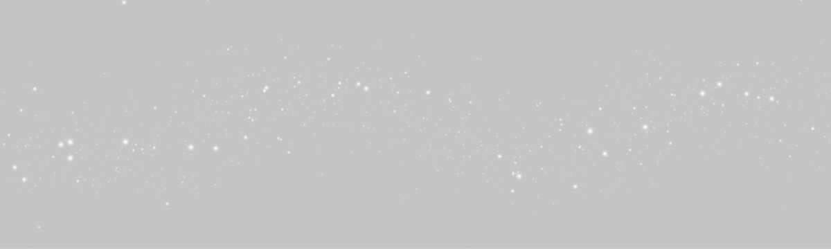 Golden bokeh light with glitter dust, shimmer, star and sparkle glow. Twinkle magical white particle, festive stardust and highlights. Flare, spark, glare and lens flare PNG vector illustration.