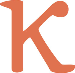 alphabet letter k © maridownload