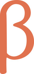 illustration of a letter b © maridownload