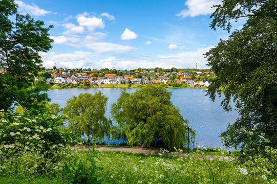 Kolding, Hafenstadt am Koldingfjord, D&auml;nemark. Stadtszene