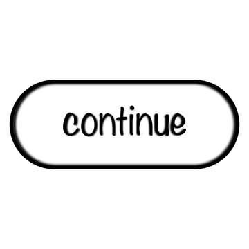 black continue button icon
