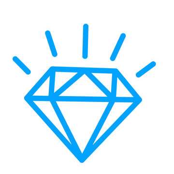Diamont icon vector