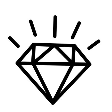Diamont icon vector