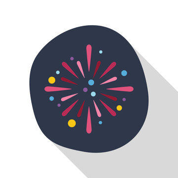 Fireworks exploding, representing celebration, fun, and entertainment