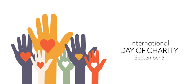 International Day of Charity banner.