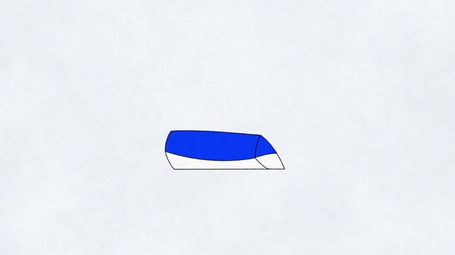 Social Media Communication Icons Floating on White Background 2D Flat Animation Motion Graphics