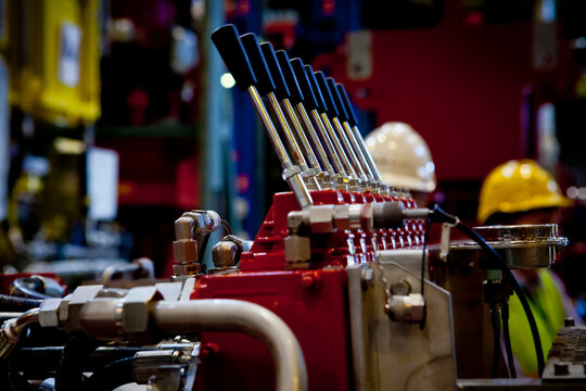 Industrial workshop welding and hydraulics
