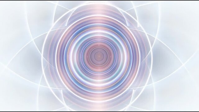 Abstract colorful vector background with swirling circular patterns, glowing light waves, fractal spiral motion, vibrant purple and blue energy vortex design wallpaper, dynamic abstract texture