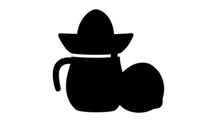 Fototapeta premium Clean flat vector line icon of a minimalist chef hat, ideal for restaurant menus, culinary apps, cooking classes, and bakery branding.