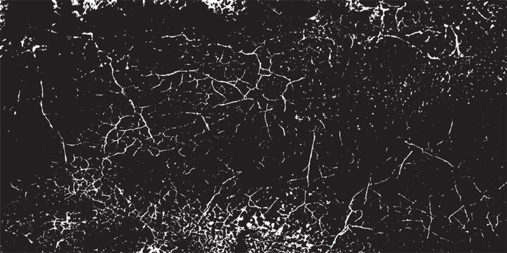 Scratched and Cracked Grunge Urban Background Texture Vector. Dust Overlay Distress Grainy Grungy Effect.