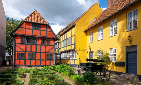 Kolding, Hafenstadt in D&auml;nemark, Altstadtszene