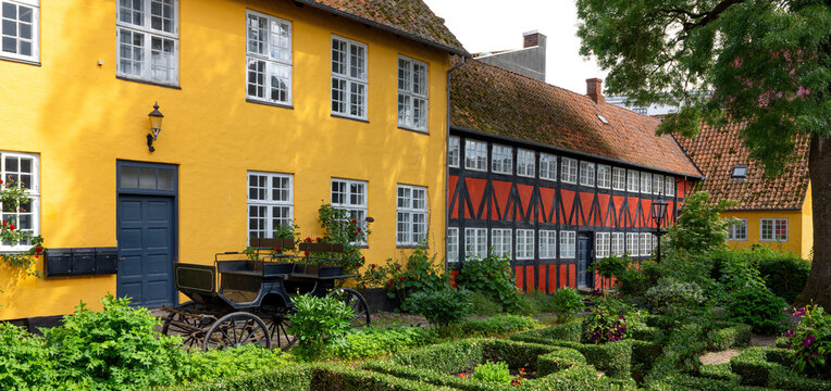 Kolding, Hafenstadt in D&auml;nemark, Altstadtszene