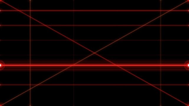 Full security laser system grid sweep animation with alpha channel