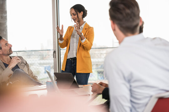 Business people having a meeting in office