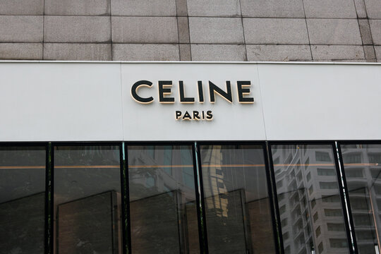 Kuala Lumpur, Malaysia - June 21, 2026: Celine store signage.