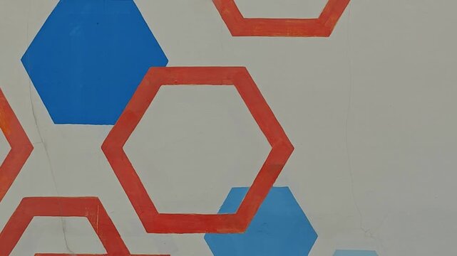 Hexagonal Geometric Pattern Texture